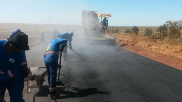 Usina de asfalto é cedida pelo Governo de Mato Grosso para obras na região Oeste